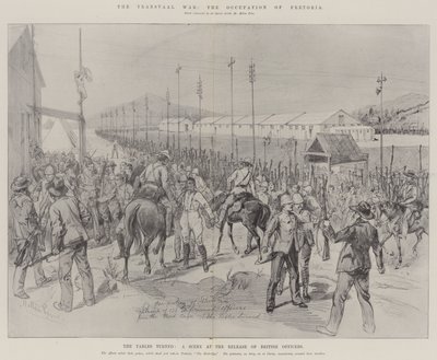 De Transvaal Oorlog, de Bezetting van Pretoria door Melton Prior
